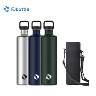 FJbottle Water Bottle 2000ml With Bag Fitness Single Layer Stainless Steel Outdoor Not Insulated