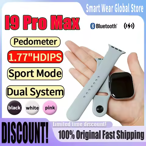 I9 Pro Max New SmartWatch Original for Men Series 9 Custom Watch Face Sport Waterproof Women Man Wea