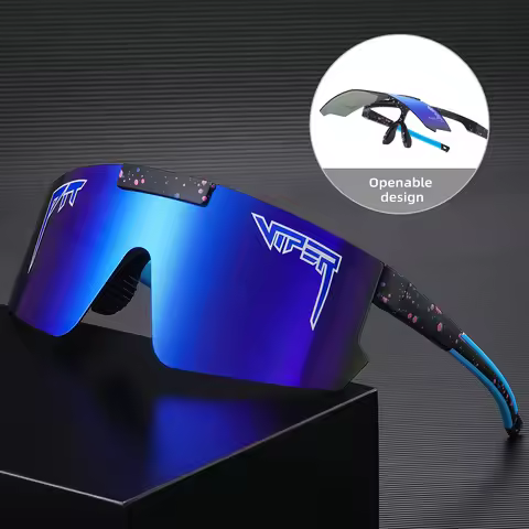 Adult Flip Updown Pit Viper Sunglasses UV400 Cycling Glasses Men Women Outdoor Baseball Shades Softb
