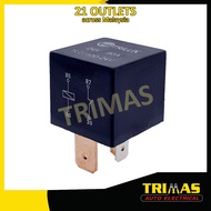 4 Pin 12V 24V 80A 60A Automotive High Ampere Radiator Fan Relay Heavy Duty