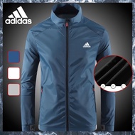 Adidas Men Women Jacket Jogging Sport Breathable Jaket Lelaki Windproof  Windbreaker Slim fit Casual Jaket