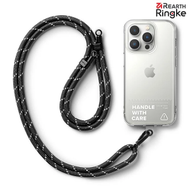 Ringke - [韓國品牌] Holder Link Strap 墊片式可調節肩背頸掛繩 / 手機斜孭繩 黑色