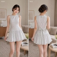 BEFAST - ZJD DRESS LAVINA POLKADOT MINI DRESS BUNTING KOREAN STYLE / Dress SleevelessVior