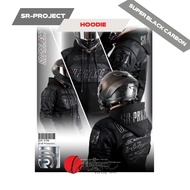 SR-Project Hoodie Mesh Fleece Cotton SR-Project Rush Black