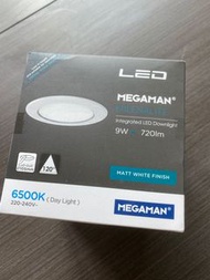 megaman led downlight  9w
