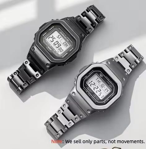 B5000/5610/5600/5030 Full Series Titanium Alloy Watch Cases + Straps (Compatible with Casio G-SHOCK