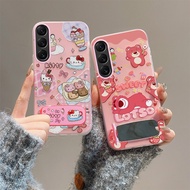 samsung a26 5g case samsung a36 5g case mirror bracket jelly phone case