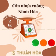 Cân nhựa vuông Nhơn Hòa 500g - 1kg - 2kg