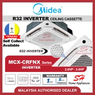 [DM FOR STOCK]  MIDEA R32 Inverter Ceiling Cassette Air-Conditioner MCX-CRFNX Series 2.0HP~5.0HP