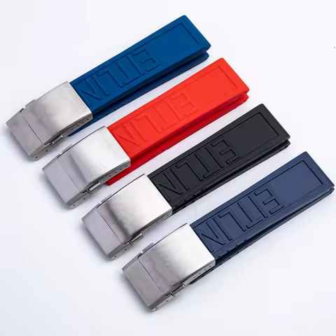 Thick Letter Rubber Watchband Accessories For Breitling Strap Waterproof Super Ocean Avenger Wristba