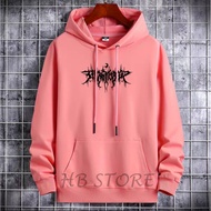 Metal Distro Writing Hoodie Sweater for Men and Women