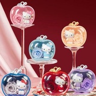hello kitty 盲盒 永生花 裝飾 公仔 卡通 生日禮物 送禮 擺設 擺件 收藏 kitty公仔