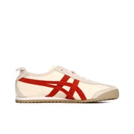 Classic canvas and board training shoes  Onitsuka Tiger Mexico 66 Men and women shoes Casual sports shoes Grayish red