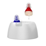 Syllere - 包送貨 -便攜式迷你CIC助聽器 隱形可充電聲音放大器集音器 紅藍對裝
