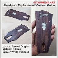Headstock gibson SG template-headstock gibson acoustic guitar template overlay