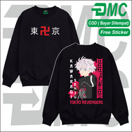 Sweater Anime Kawaragi Senju Tokyo Revengers Crewneck Jaket Anime Tokyo Revengers