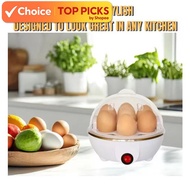 Mini Egg Boiler 1 or 2 Layers Electric Egg Cooker Automatic Egg Steamer Kitchen Steamed Breakfast (S