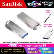 SanDisk Ultra Luxe USB 3.2 Thumb Drive Flash Drive 32GB 64GB 128GB 256GB CZ74 12BUY.SG OS