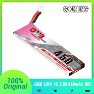 GNB 1S 450mAh 3.8V 80C/160C LiPo Battery For Racing Drone Tiny7 Beta75S Emax Tinyhawk Snapper7 Quadc