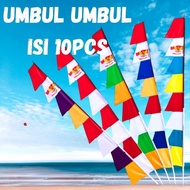 Umbul Umbul Contents 10PCS Zig Zag garuda flag price