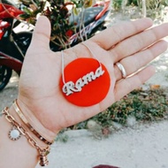 3d Name Necklace | Silver name necklace