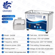 Ultrasonic Cleaner Granbo 2L 40KHz Powerful 60W/35W Desktop Ultra Sonic Cleaner for Personal Care Je