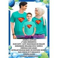 KATUN (PRICE FOR ONE T-SHIRT) SUPER MAN FAMILY CLOTHES LONG AND SHORT SLEEVES T-SHIRT/ COUPLEFamily 
