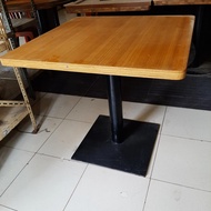 meja cafe meja kopi bekas ukuran 80x80x70