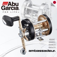 Abu Garcia Ambassadeur 6500CS Rocket Overhead Reel - 6500CS Rocket Red / 6500CL Steel Grey - Japan