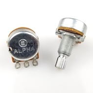 1 PC Alpha A500K B500K A250K B250K Potentiometer For Electric Guitar Bass volume controls tone contr