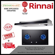 Rinnai RH-S309-GBR-T Slimline Hood + Rinnai RB-92G 2 Burner Built-in Hob *BUNDLE DEAL - FREE DELIVERY