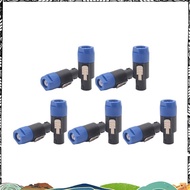 10PC 4Pin NL4FC Speaker Connector Ohm Plug Speaker Audio Cable Adapter Twist Lock 4Pin Speakon Femal