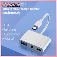 ORIEN Type-C to 3.5m Tablet Headphone USB Splitter Audio Converter