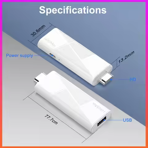 H96 MAX RK3518 Mini TV Stick Quad Core Android 14 Smart TV Box 4K HD Smart Home Player Voice Control