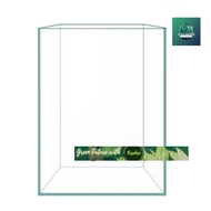 (Ho Chi Minh Express) Aquarium fish tank, aquarium from 30 to 40cm, teraium tank mini fish tank - br