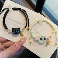 Cute Cat Lucky Brand Bracelet Sweet Exquisite Joker Lessfhdf9