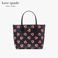 KATE SPADE NEW YORK BLEECKER STENCIL HEARTS MEDIUM CROSSBODY TOTE KE225 กระเป๋าถือ