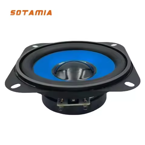 SOTAMIA 1Pcs 4 Inch Full Range Audio Speaker 8 Ohm 10W Professional Multimedia Music Loudspeaker DIY