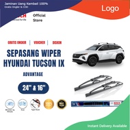HYUNDAI Bosch Car Wiper Blades Tucson iX (2009) Advantage 24" & 16" Tasya_Variations_Cars