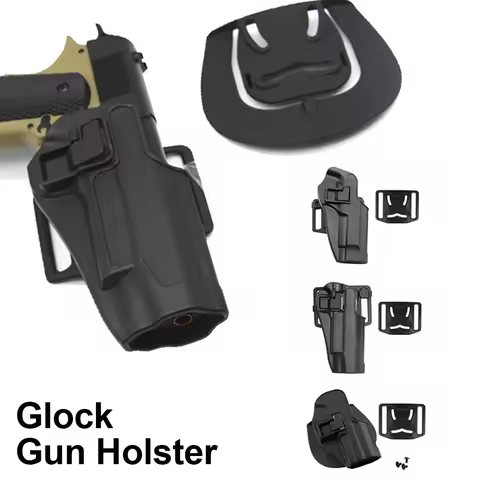 Tactical Gun Holster for G17 G19 1911 USP P226 Airsoft Waist Pistol Holster Hunting Accessory for Mi