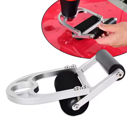 FOSHIO Uneven Surface Rolling Tint Film Tool With Heat Resistant Sponge Foam Roller Wheel Car Stylin
