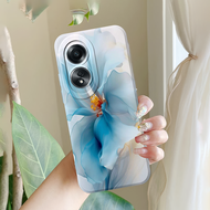 Untuk Oppo A18 A38 A17 17k A58 A78 A98 Silikon Motif Flow3r Case Bumper All Type Pelindung Hp