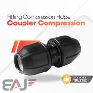 1 Inch HDPE Coupler - 32 mm HDPE socket - 32 mm HDPE Straight socket