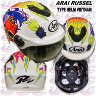 Arai motif helmet, copy Arai motif helmet Russel
