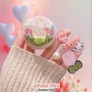 【imamura】For QPLUS TWS Case Cover DIY Cute Cat Soft Silicone Earphone Case Casing