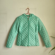 Geox Respira ~ Blue Light Down Jacket · 藍色有帽輕薄羽絨外套 ~ Size M