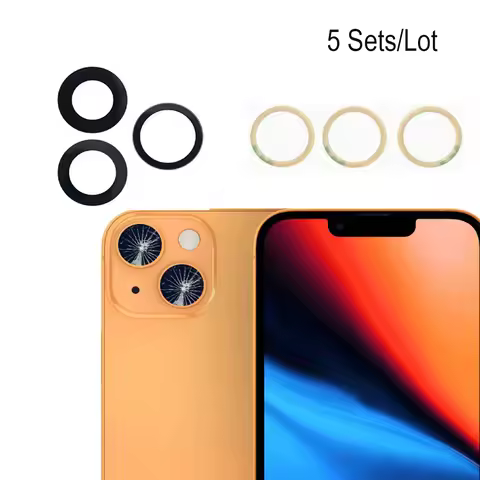 5set New Ori Sapphire Back Camera Glass Lens for iPhone 16 Pro Max 15 14 13 12 Mini 11 Pro Max 15Plu