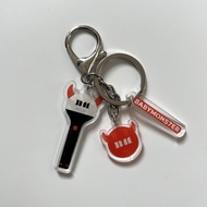 Kpop Idol BABYMONSTER Acrylic Lightstick Charm Keyring Keychains