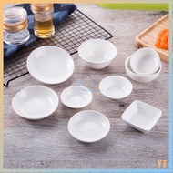 Pure White Ceramic Flavor Dish Household Seasoning Small Restaurant Dipping Sauce Soy Vinegar Bowl