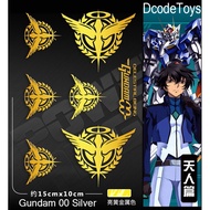 Metal Sticker Gundam 00 Celestial Being Logo & Icon - not bandai Setsuna F. Seiei Rasiel Exia Dyname